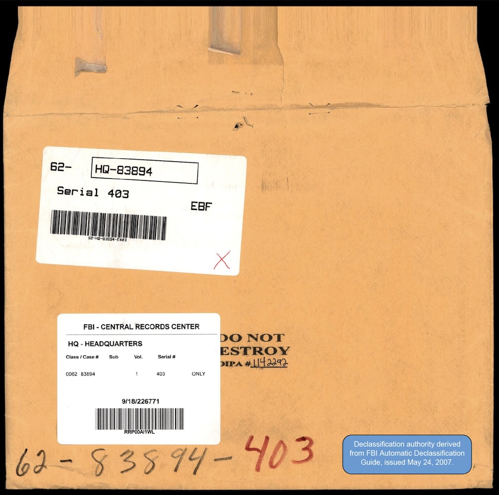 Vignette PDF — 65 HS1-834228961 62-HQ-83894 Serial 403