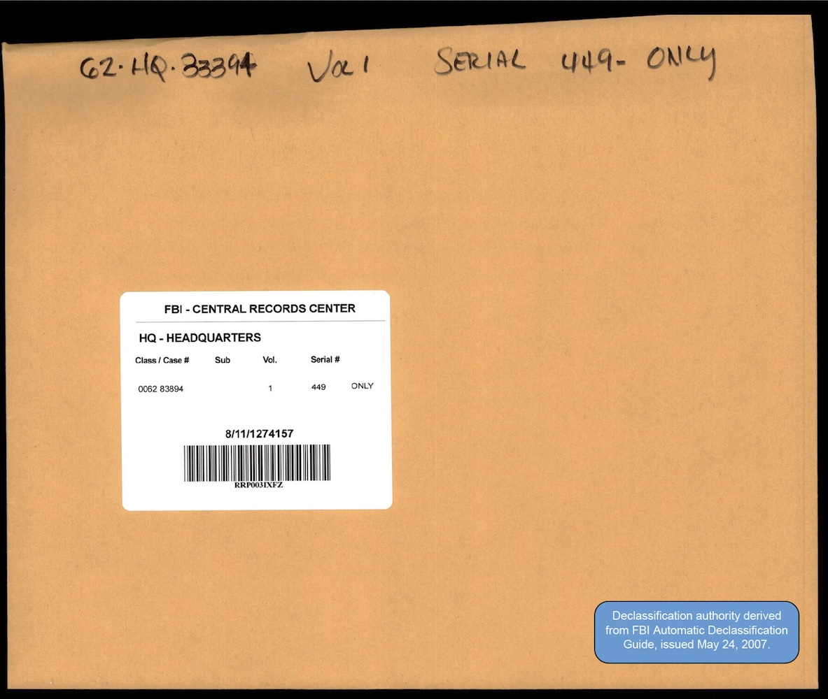 Vignette PDF — 65 HS1-834228961 62-HQ-83894 Serial 449