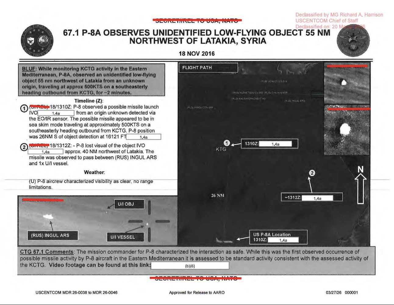 Vignette PDF — DOW-UAP-D55, Mission Report, Syria, November 2016